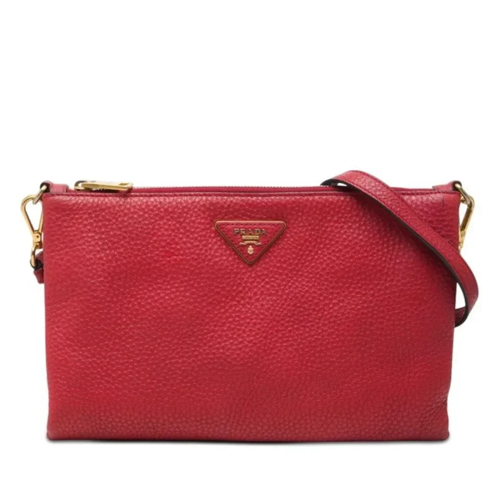 Prada Triangle Logo Shoulder Bag